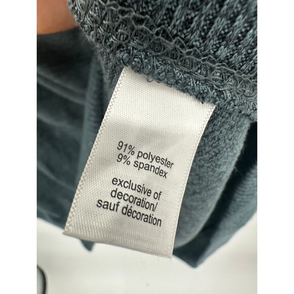 Maurices Tunic Sweater Women 2X Blue Green Scoop Neck Butter Soft NWT Long - Picture 7 of 7